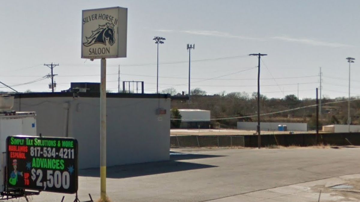 A shooting at Silver Horse Saloon in Fort Worth left a security guard injured, police said.