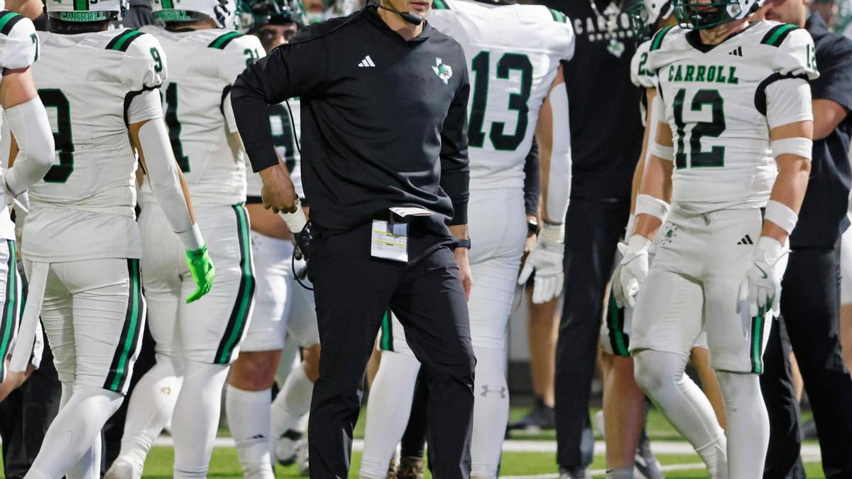 Southlake head coach Riley Dodge and the Dragons are advancing to the area round.