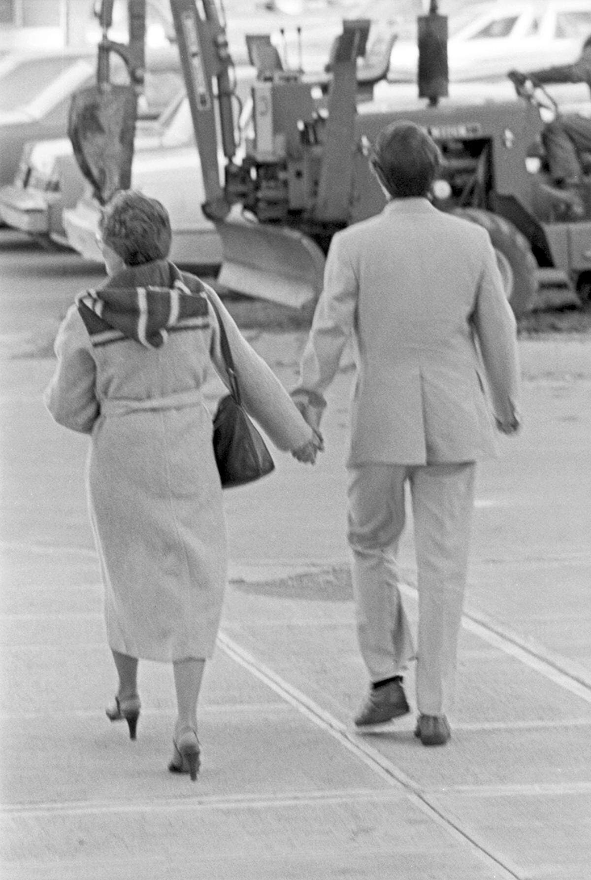 Candace (Candy) Montgomery with husband Pat after her acquittal.