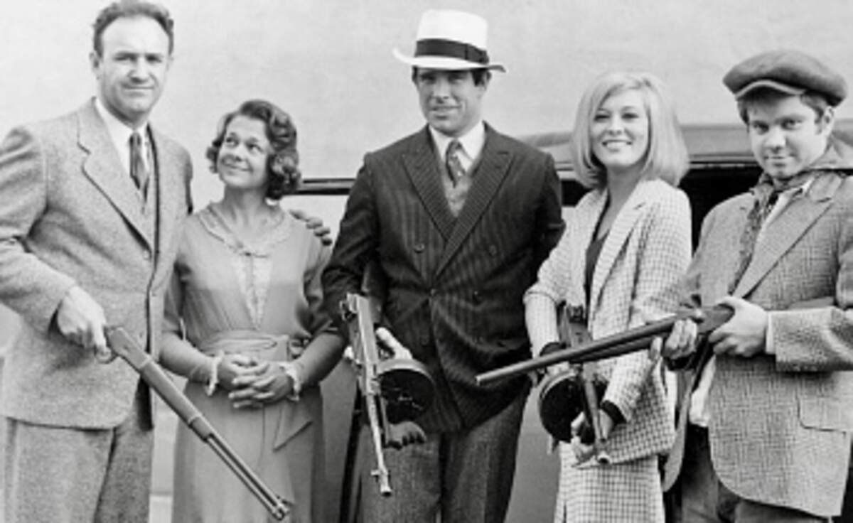 Gene Hackman, left, played outlaw Buck Barrow in the 1967 movie “Bonnie and Clyde,” filmed in Denton County. He was nominated for an Oscar for best supporting actor alongside (from left) Oscar winner Estelle Parsons as Blanche, best actor nominee Warren Beatty as Clyde Barrow, best actress nominee Faye Dunaway as Bonnie Parker and best supporting actor nominee Michael J. Pollard as C.W. Moss.