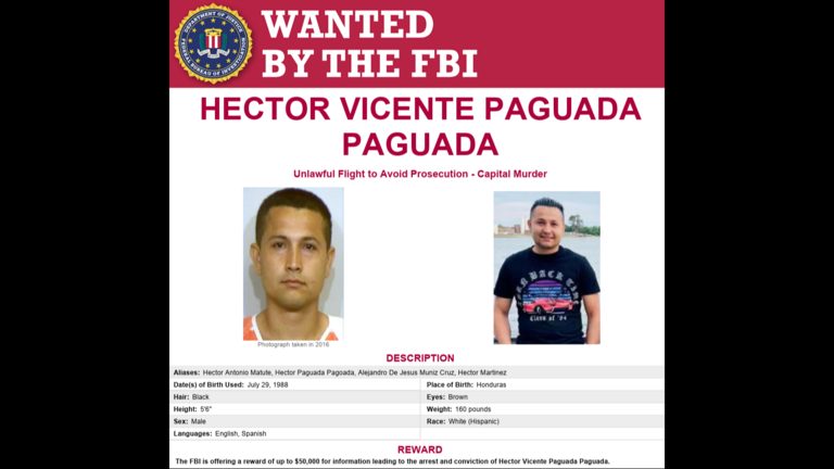 FBI offers $50,000 for tips leading to arrest of North Texas capital murder suspect