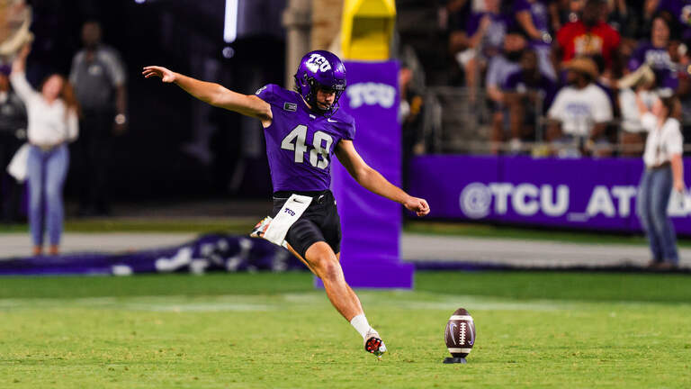 TCU can claim a clear early transfer portal victory — its new punter