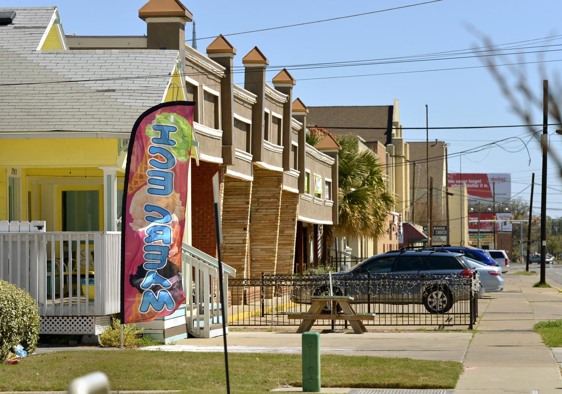 Several buildings have retained the charm of an older neighborhood along Race Street at Six Points Urban Village in Fort Worth, TX, Tuesday, March 20, 2018.