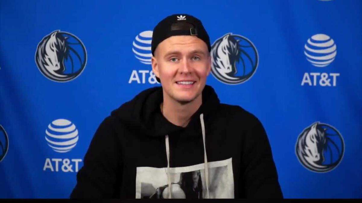 Dallas Mavericks forward Kristaps Porzingis says he would like to play against the Lakers on Christmas, but that’s not consistent with his recovery timetable following a meniscus tear in August.