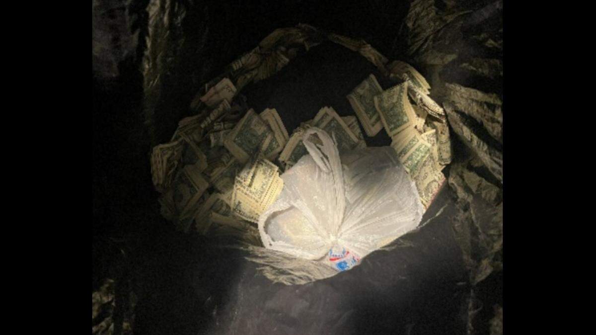 A drug trafficker who had more than $1.5 million stashed in his residence when agents raided his Dallas, TX home in 2021 was sentenced Wednesday to 20 years in a federal prison, according to a federal prosecutor.
