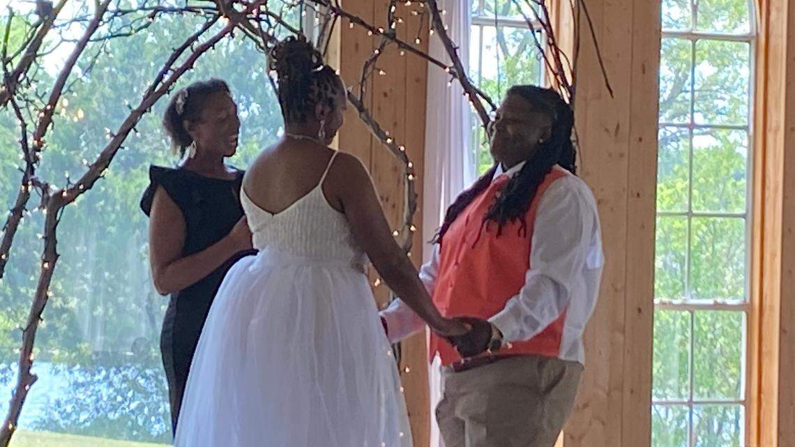 Wedding event for LGBTQ couples eases fears for many spurned in North Texas