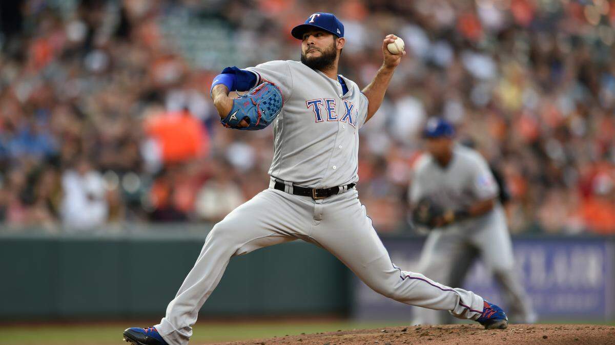 Martin Perez opened with five scoreless innings in his first outing since April 29, and didn’t fall apart with the going got tough in the sixth.