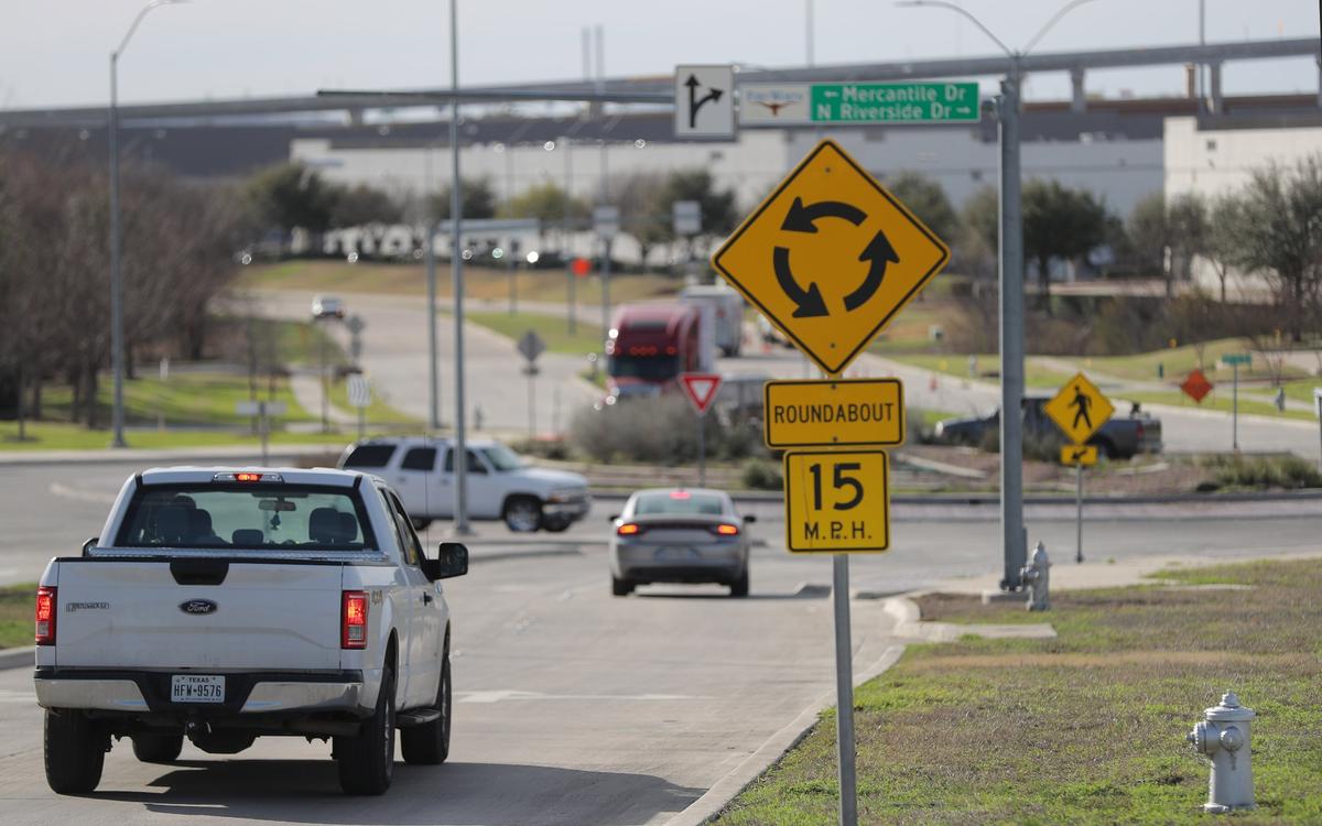 Roundabout at North Riverside Drive and Northern Cross Boulevard records the most accidents.