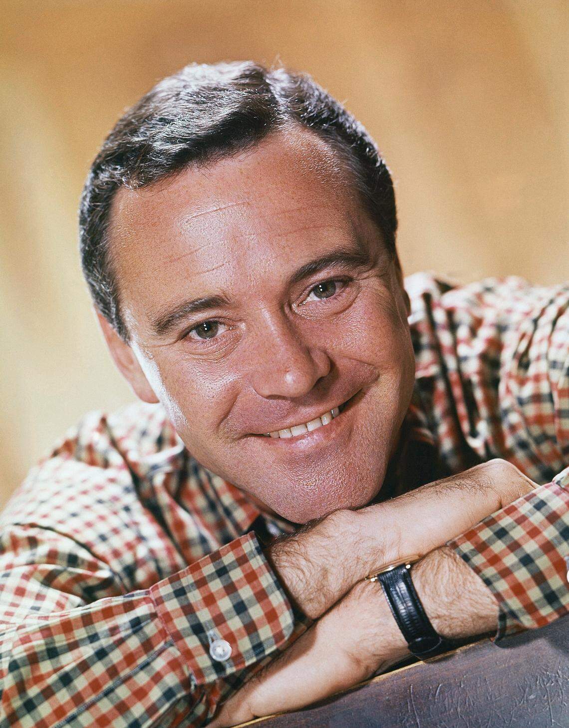 Jack Lemmon is shown in this photo dated 1965 wearing sports shirt. (AP Photo)
