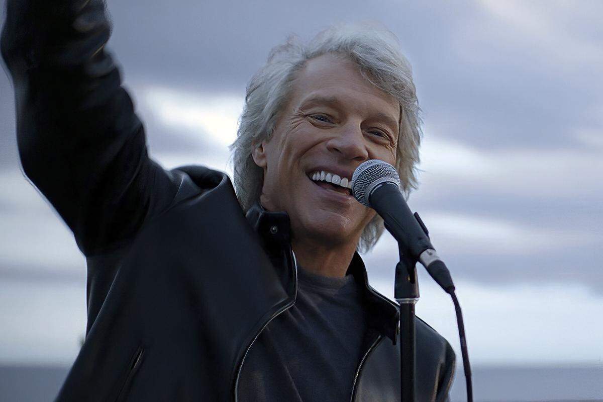 In this image from video, Jon Bon Jovi performs during the Celebrating America event on Wednesday, Jan. 20, 2021, following the inauguration of Joe Biden as the 46th president of the United States. (Biden Inaugural Committee via AP)