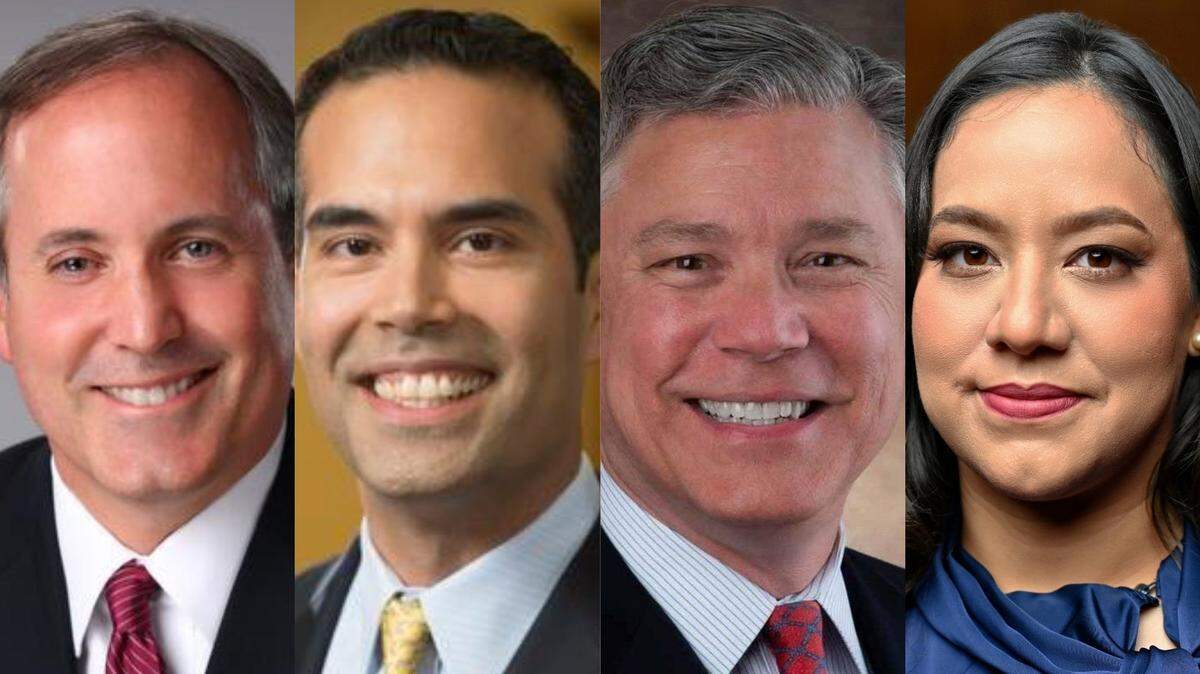 Republicans Ken Paxton and George P. Bush and Democrats Rochelle Garza and Joe Jaworski are in runoffs for a place on the November ballot. They are running for Texas attorney general.