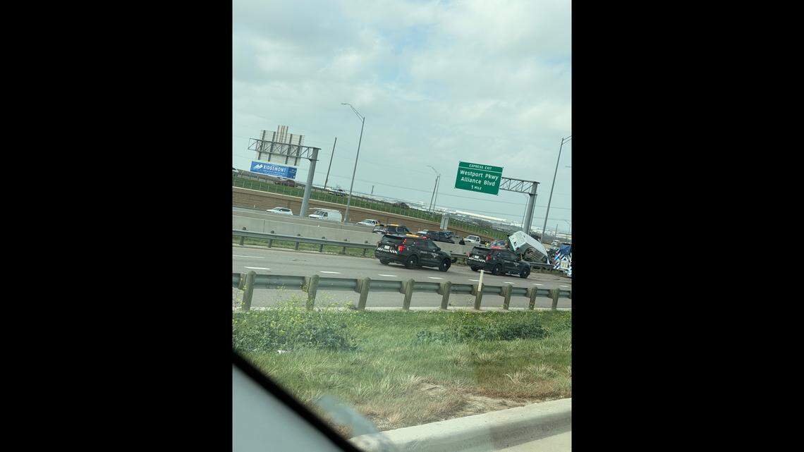 A tow truck driver was seriously injured when the truck, which was towing a van, crashed into a pole on northbound I-35W near Texas 170 in far north Fort Worth on Tuesday afternoon, March 10, 2026, authorities said.