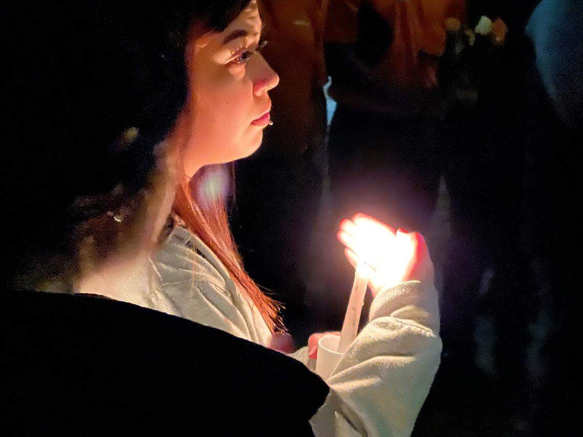 Zechariah Trevino, 17, was shot to death on Jan. 20, 2023 at the Whataburger at 2401 W. Berry St.. in Fort Worth. An interdenominational prayer service and candlelight vigil was held at University United Methodist Church.