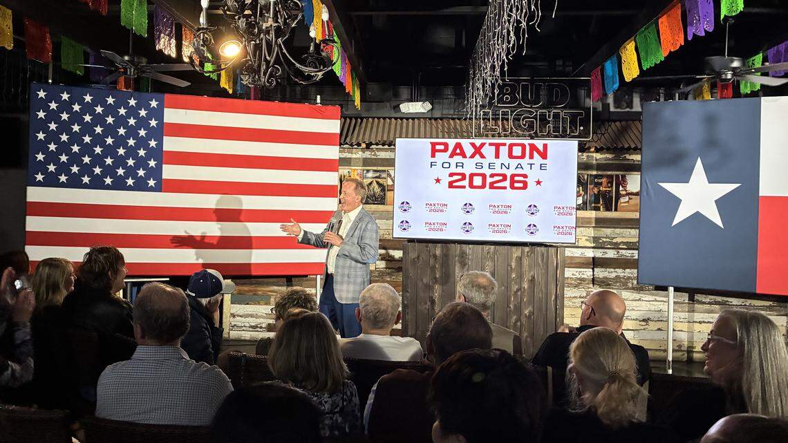 ‘Not one of us’: Ken Paxton blasts Sen. John Cornyn during DFW campaign stop