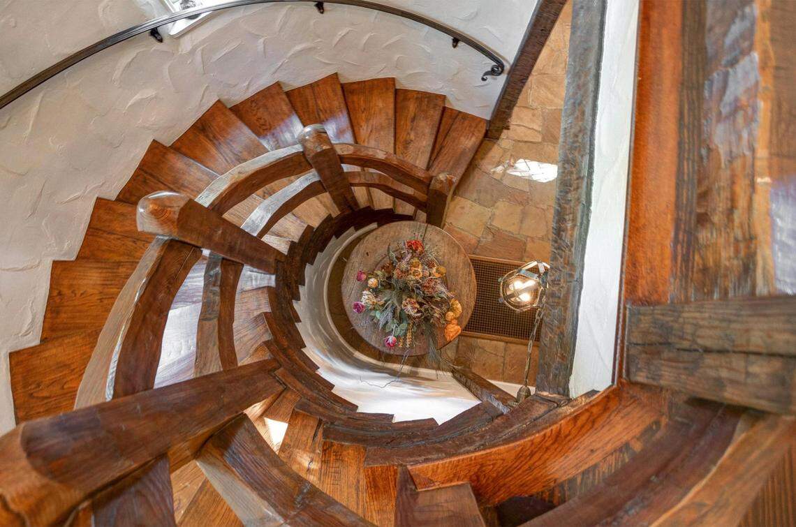 This home on Simondale Drive in Fort Worth was built in 1937 by I.C. and Jewel Parker, credited with inventing the Drumstick ice cream cone. The 4,129-square-foot home designed by architect Charles Stevens Dilbeck is currently for sale.