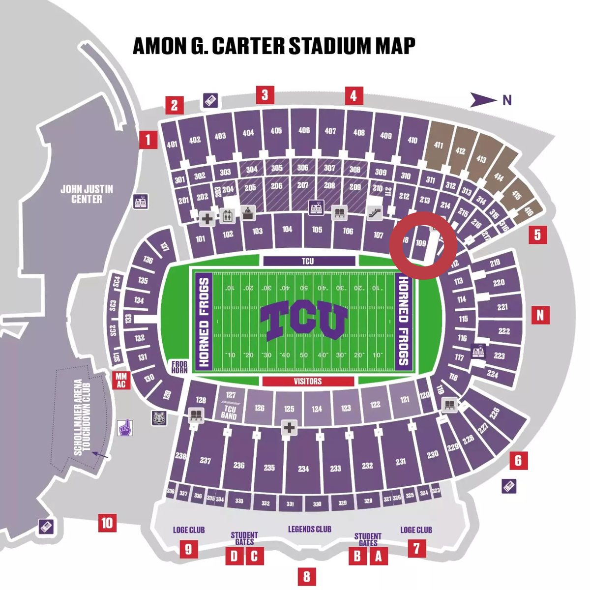 The new TCU Half Acre Korean Corn Dog will be sold in section 109 of Amon G. Carter Stadium.