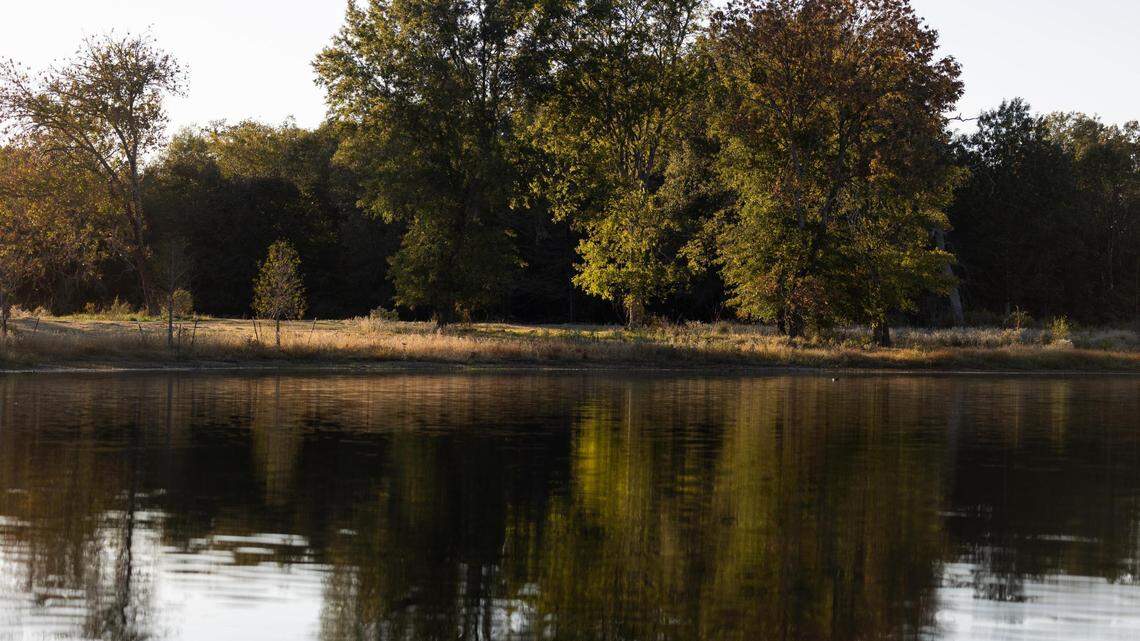 Jim Marshall’s property in northeast Texas would be flooded if the Marvin Nichols Reservoir project is approved.