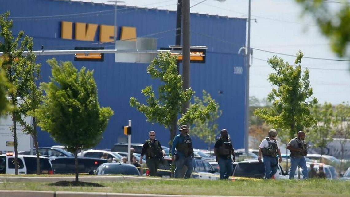 A 37-year-old suspect killed in a standoff with Grand Prairie officers Monday afternoon never fired at officers with his loaded weapon, police said.