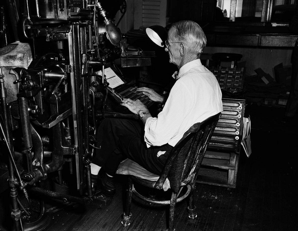 April 9, 1947: W.E. Keeling, editor and publisher of the Grapevine Sun