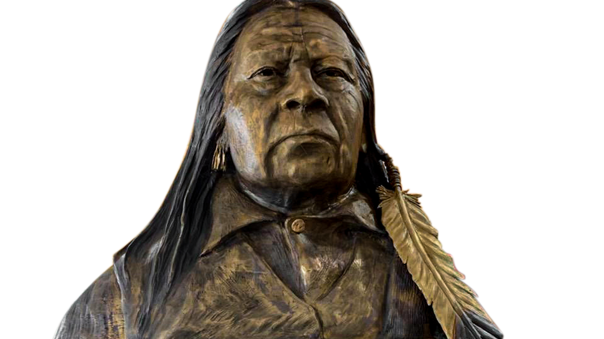 This sculpture is one of the statues in the Circle of Peace exhibit that will soon be unveiled in Grapevine.