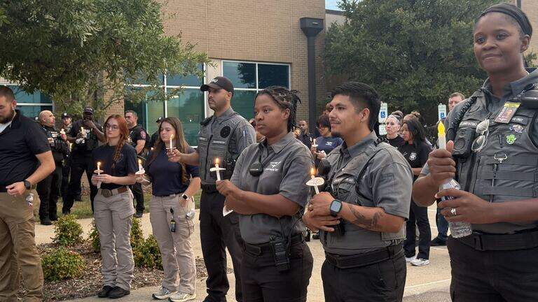‘He wanted everyone to go home safe.’ Vigil held for fallen Fort Worth officer