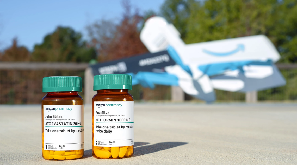 Amazon is offering College Station customers drone delivery of prescription medications.