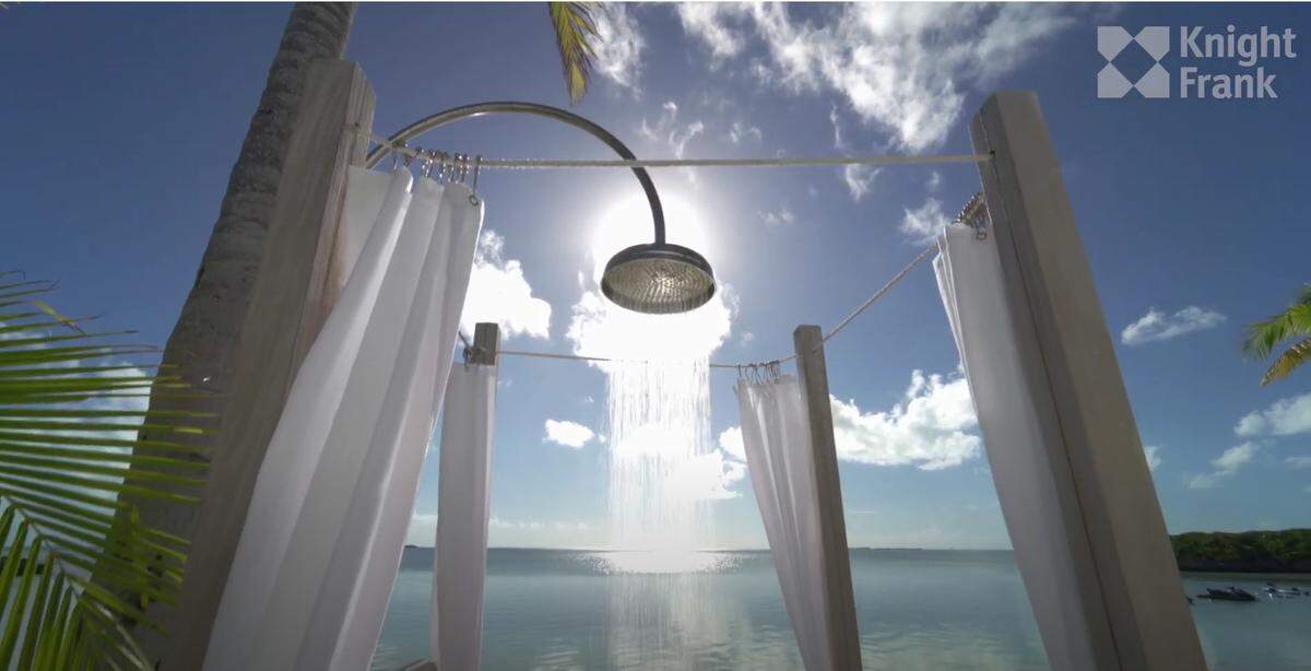 Outside shower
