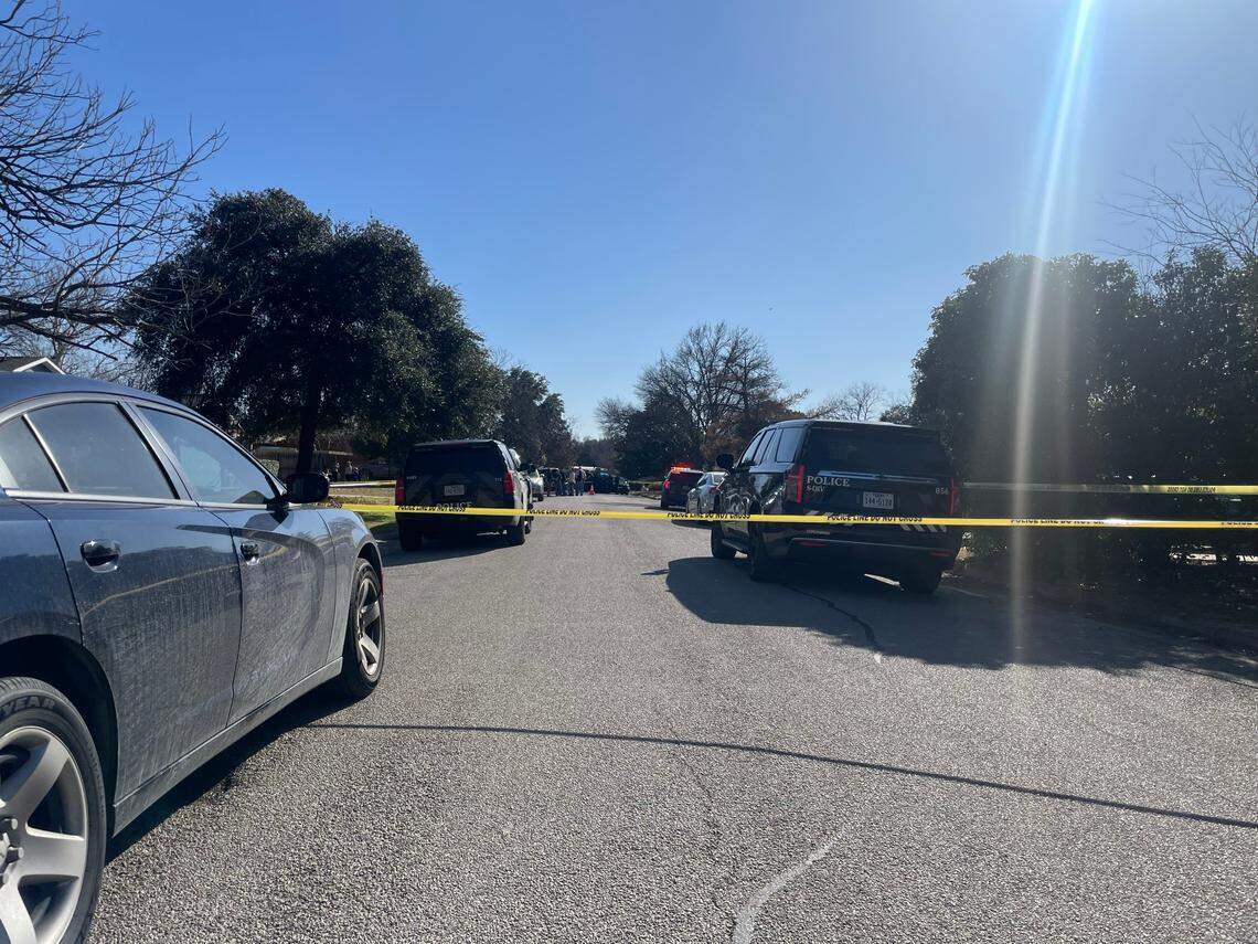 Fort Worth police were involved in a shooting Saturday afternoon, Jan. 21, 2023, while responding to a domestic disturbance call. The shooting occurred in the 4900 block of Rutland Avenue, on the city’s south side.