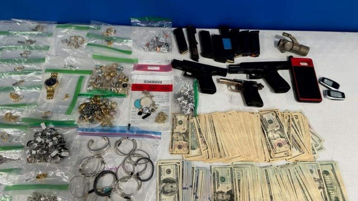 An 18-year-old U.S. Marine is accused of robbing two jewelry stores in the Houston area, Texas deputies say. He was charged with felony theft.