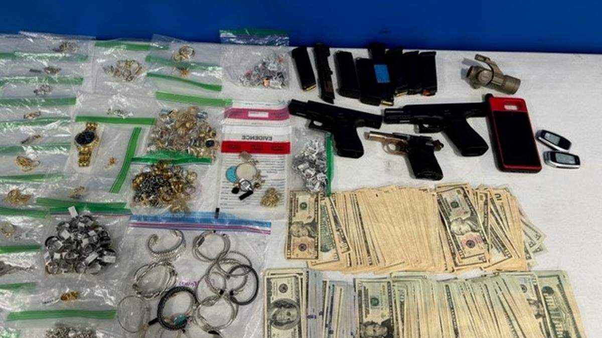 An 18-year-old U.S. Marine is accused of robbing two jewelry stores in the Houston area, Texas deputies say. He was charged with felony theft.