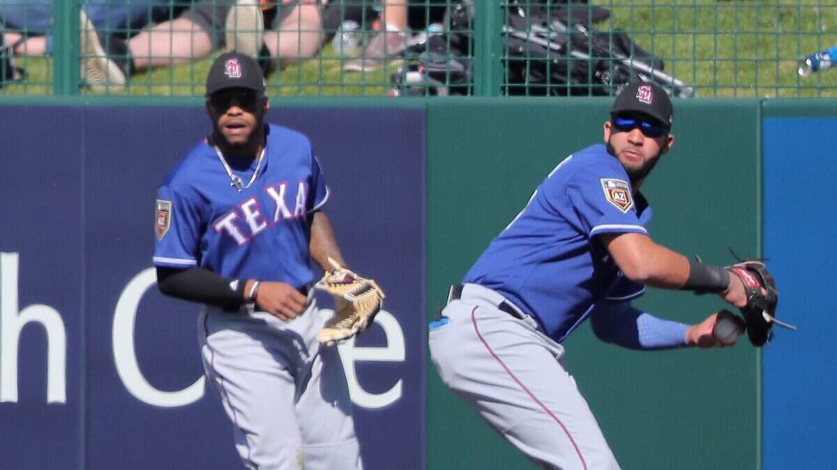 Delino DeShields and Nomar Mazara play next to each other in the Rangers’ outfield, and they were also the only two arbitration-eligible players in 2019.