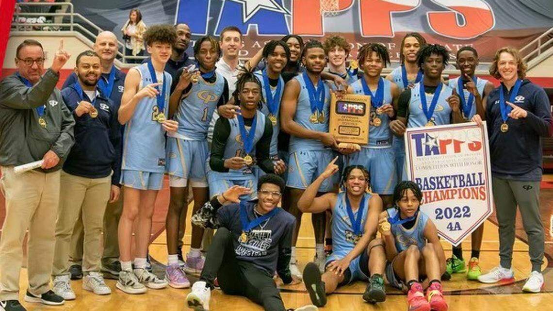 Arlington Grace Prep captured its fifth state title in program history and won its school record 34th game during the TAPPS 4A final on Saturday March 5, 2022 (TAPPS)