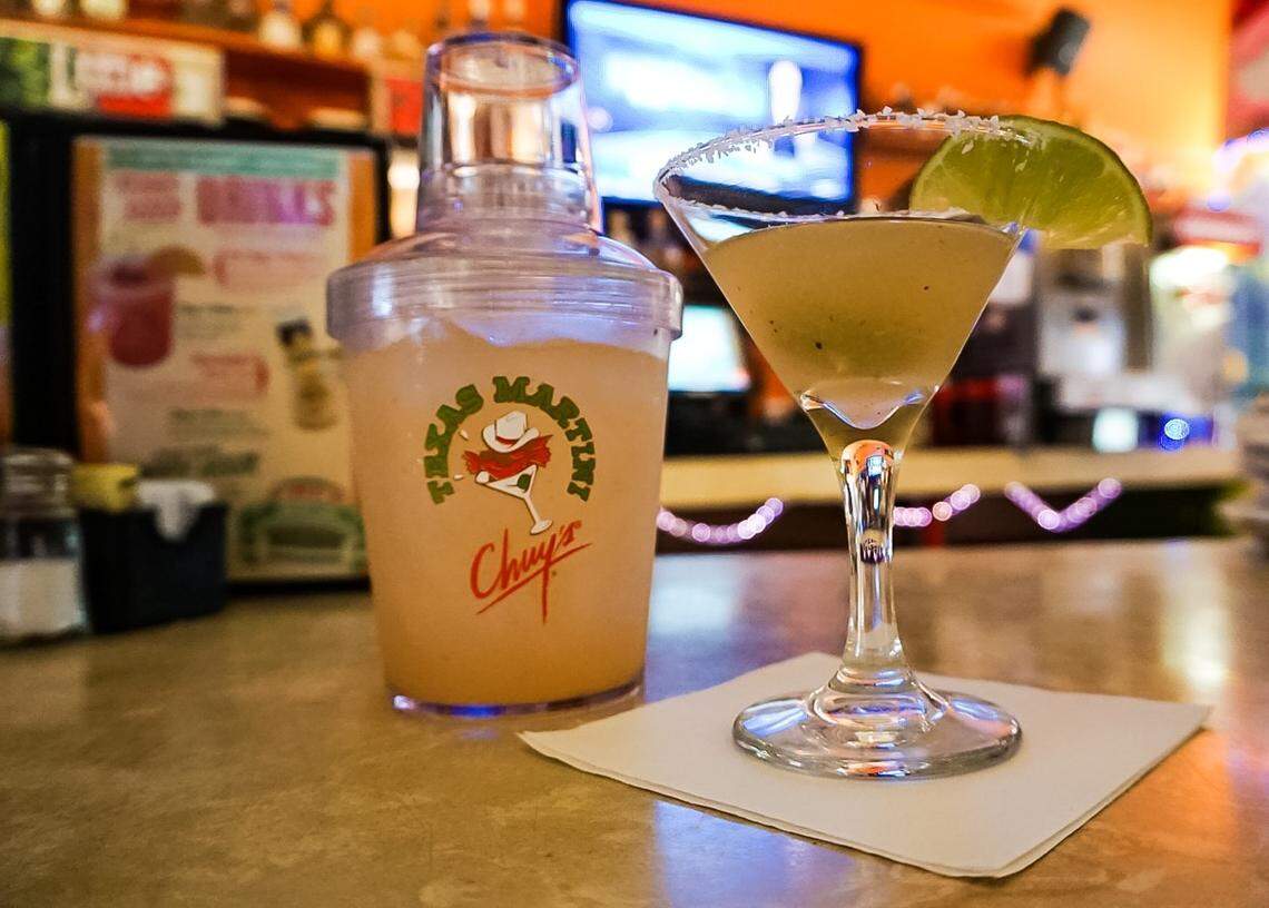 The New Mexican martini at Chuy’s. Yep, it’s got Hatch green chile in it