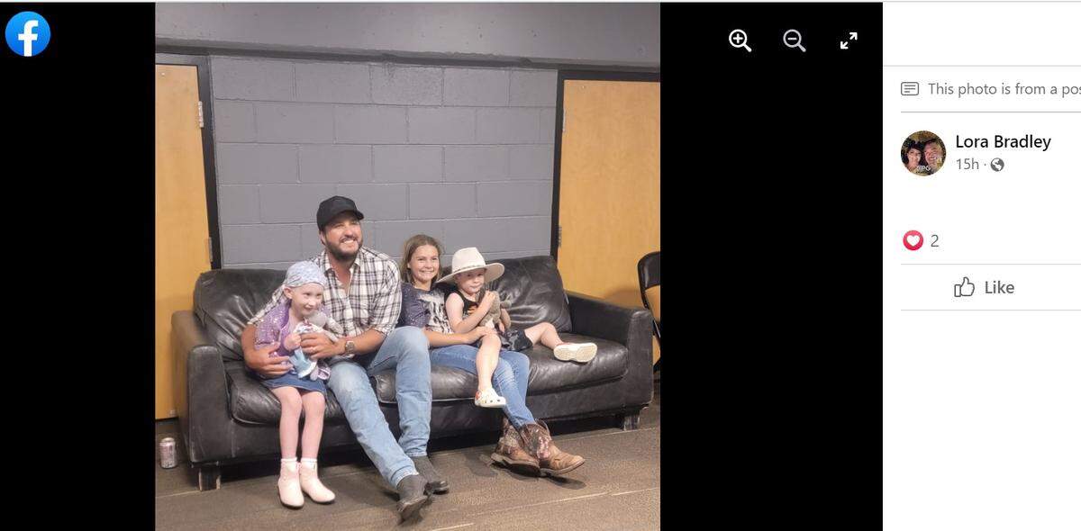 Mary, Luke and her family.