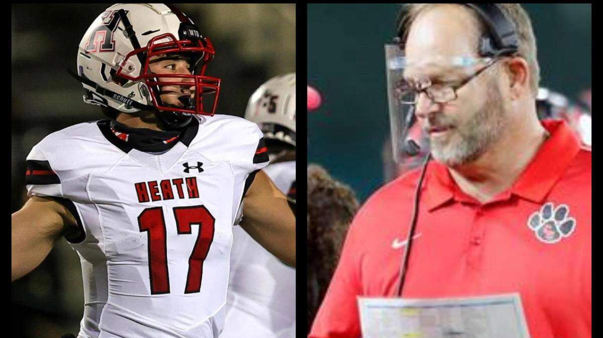 Rockwall-Heath’s Josh Hoover and Colleyville Heritage’s Kirk Martin won the 2021 Landry Awards for top player and coach in North Texas (Star-Telegram).