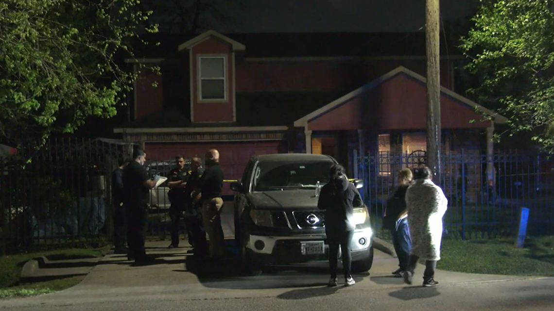 A grandpa was shot inside a Houston home during a robbery, police say.