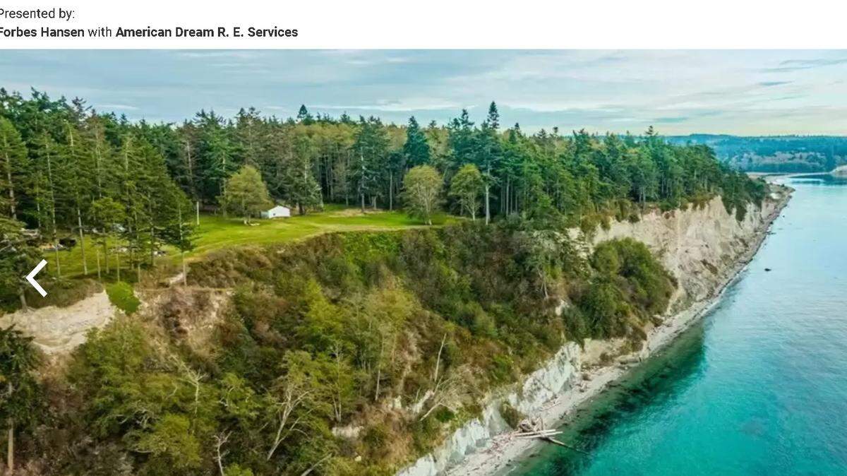 The Whidbey Island compound has stunning views of the Sound, Seattle, and Olympic Mountains