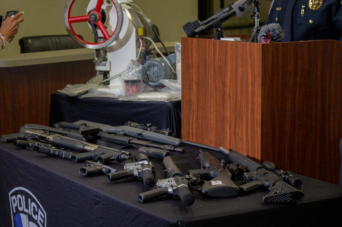 Lake Worth police seized more than $2.2 million worth of amphetamines, fentanyl, promethazine and more during a special operation on Friday.