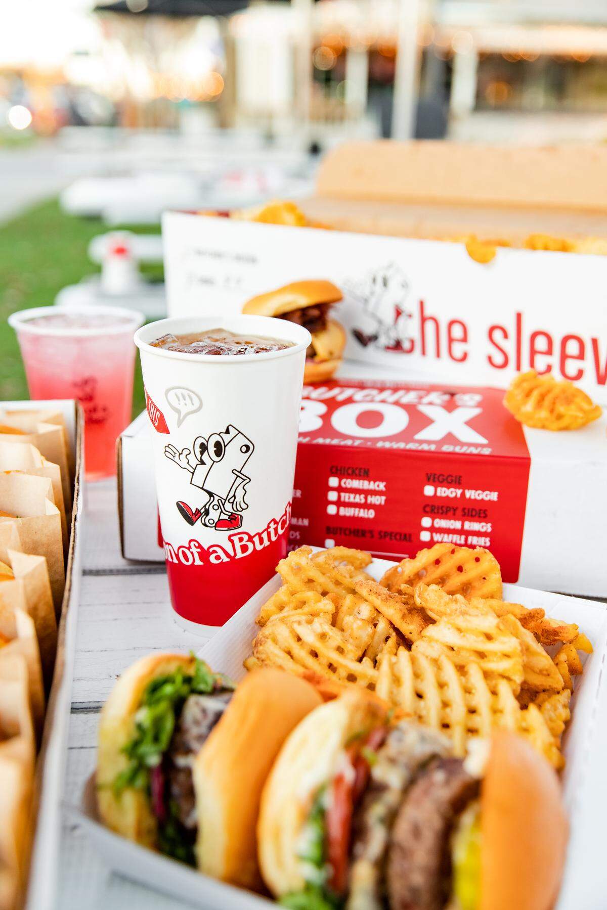 Son of a Butcher offers combo boxes where guest can mix and match any flavor of sliders they wish.