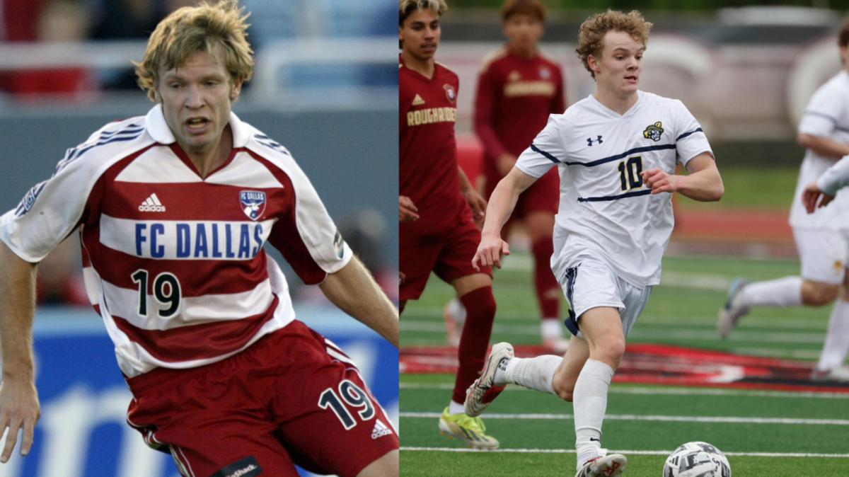 Highland Park junior striker Jake Rhine, 13 years after father Bobby Rhine’s death, has carried his family’s storied soccer legacy to the UIL state championships.