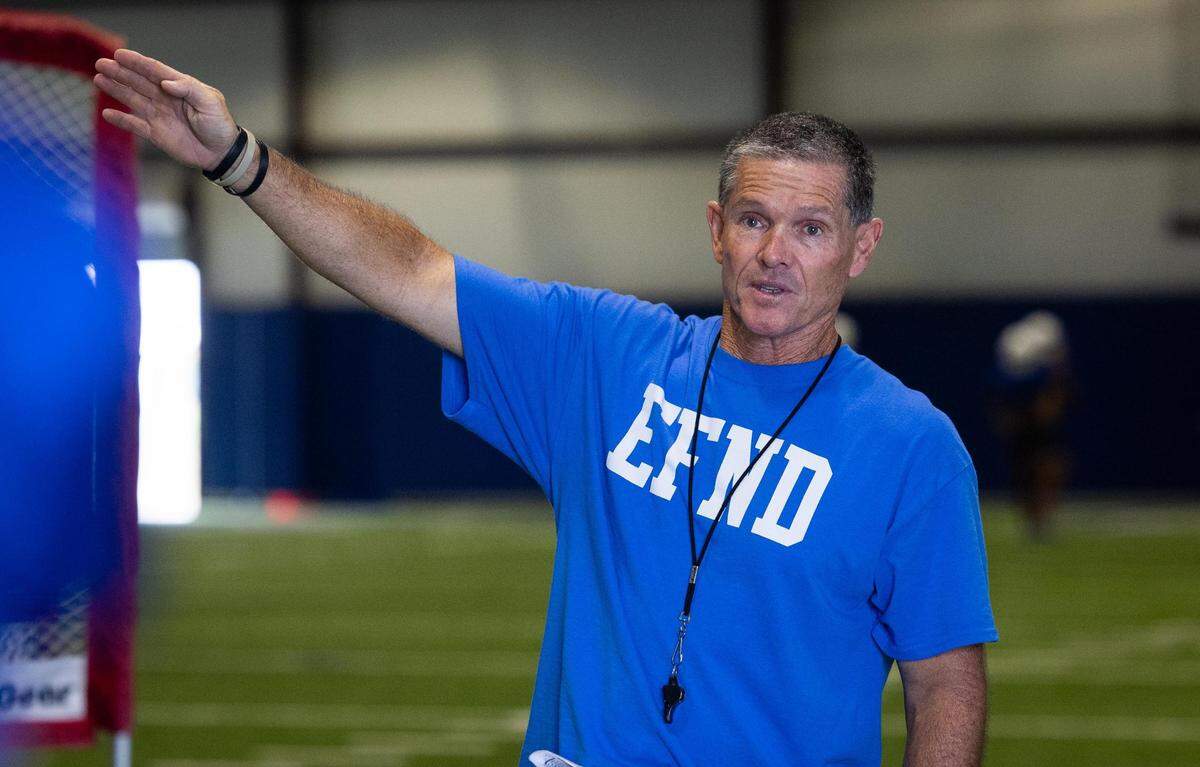 Steven Huff left College Station High School after 10 years and two trips to the state championship.