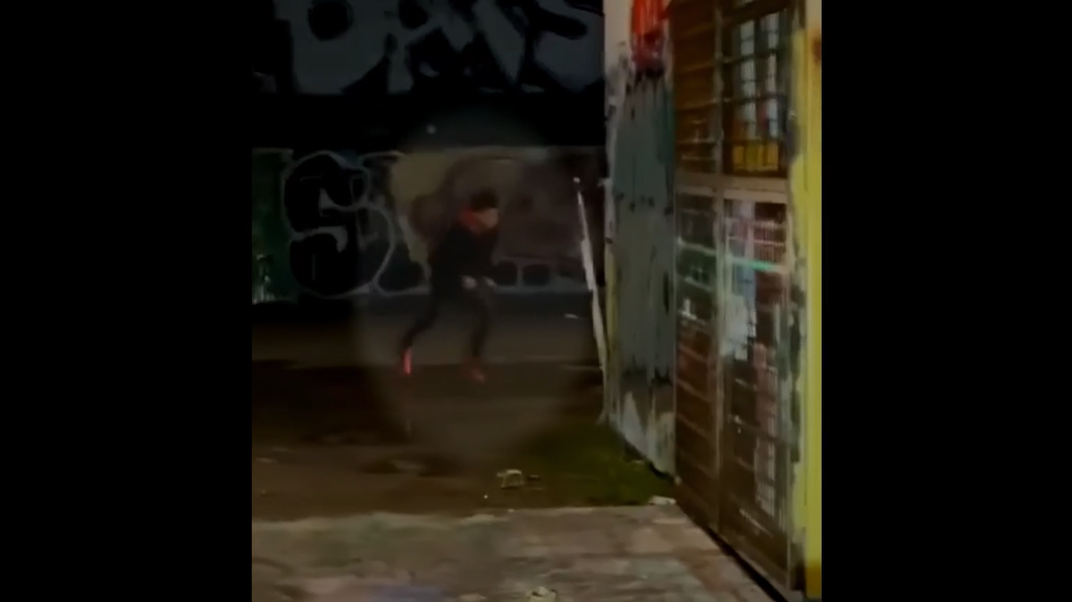 Dallas police are trying to identify and speak to two males who were seen in cell phone video at the scene of a shooting on Fabrication Street March 4, 2023.