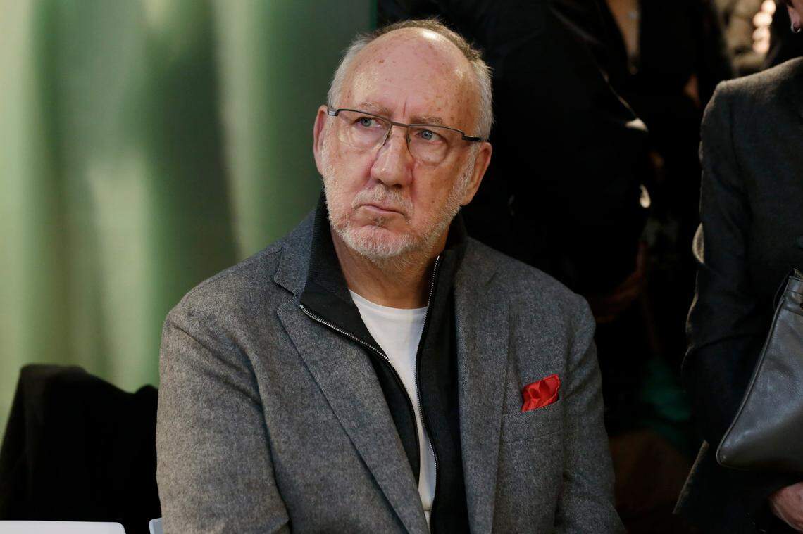 Pete Townsend, of The Who, attends opening ceremonies for the Teen and Young Adult Lounge at New York’s Memorial Sloan Kettering Cancer Center, Friday, March 18, 2016. The Lounge was made possible by a $1-million donation by The Who. (AP Photo/Richard Drew)