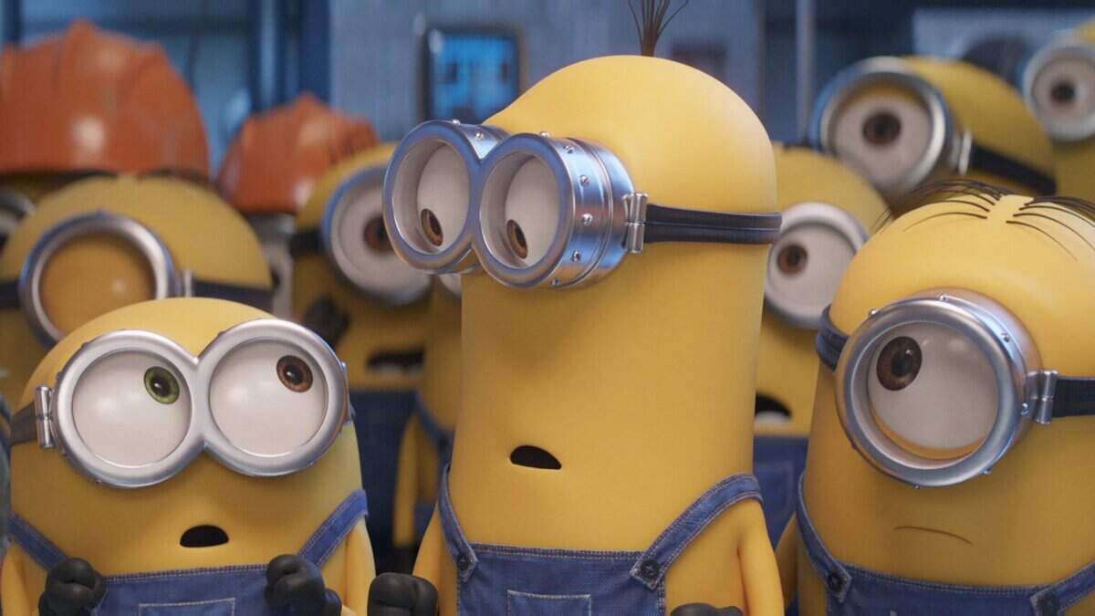 A still from “Minions: The Rise of Gru”.