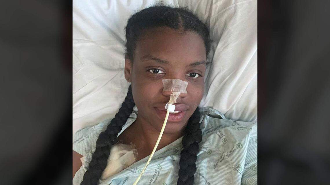 Mariah Smith had to undergo an emergency surgery after she was stabbed multiple times by a robber on May 1 at a Kroger store in Fort Worth. The man pleaded guilty and was sentenced to 30 years.