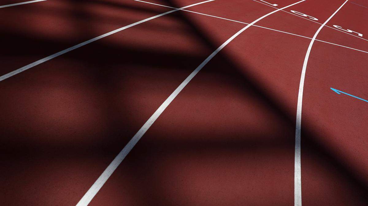 TOKYO, JAPAN - SEPTEMBER 11: Detail of the tartan track ahead of the World Athletics Championships Tokyo 2025 at National Stadium on September 11, 2025 in Tokyo, Japan. (Photo by Cameron Spencer/Getty Images)