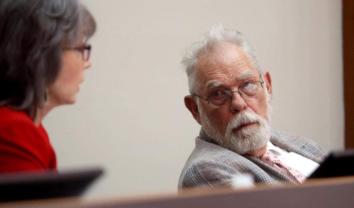 Grapevine Mayor William D. Tate listens to a presentation by City Manager Bruno Rumbelow and Todd Pruitt, an external auditor, during a meeting Tuesday. Two former department heads spent thousands in city funds on personal shopping, travel and other expenses, audits found.