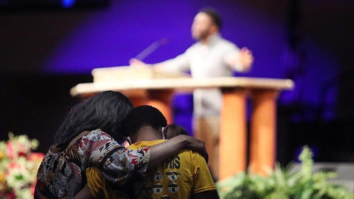 Community unites in prayer at Arlington church after shooting at Timberview High School