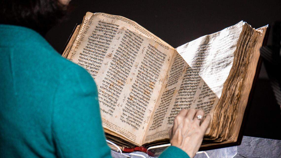 Codex Sassoon, a rare 1,100-year-old Hebrew Bible, will be displayed April 18-20 at SMU’s Bridwell Library.