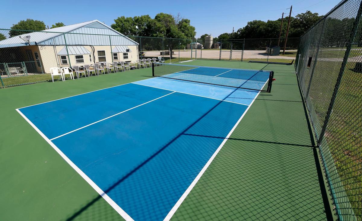 Wildwood Naturist’s Resort features a pickleball court for guests and members on Friday, May 17, 2024, in Decatur.